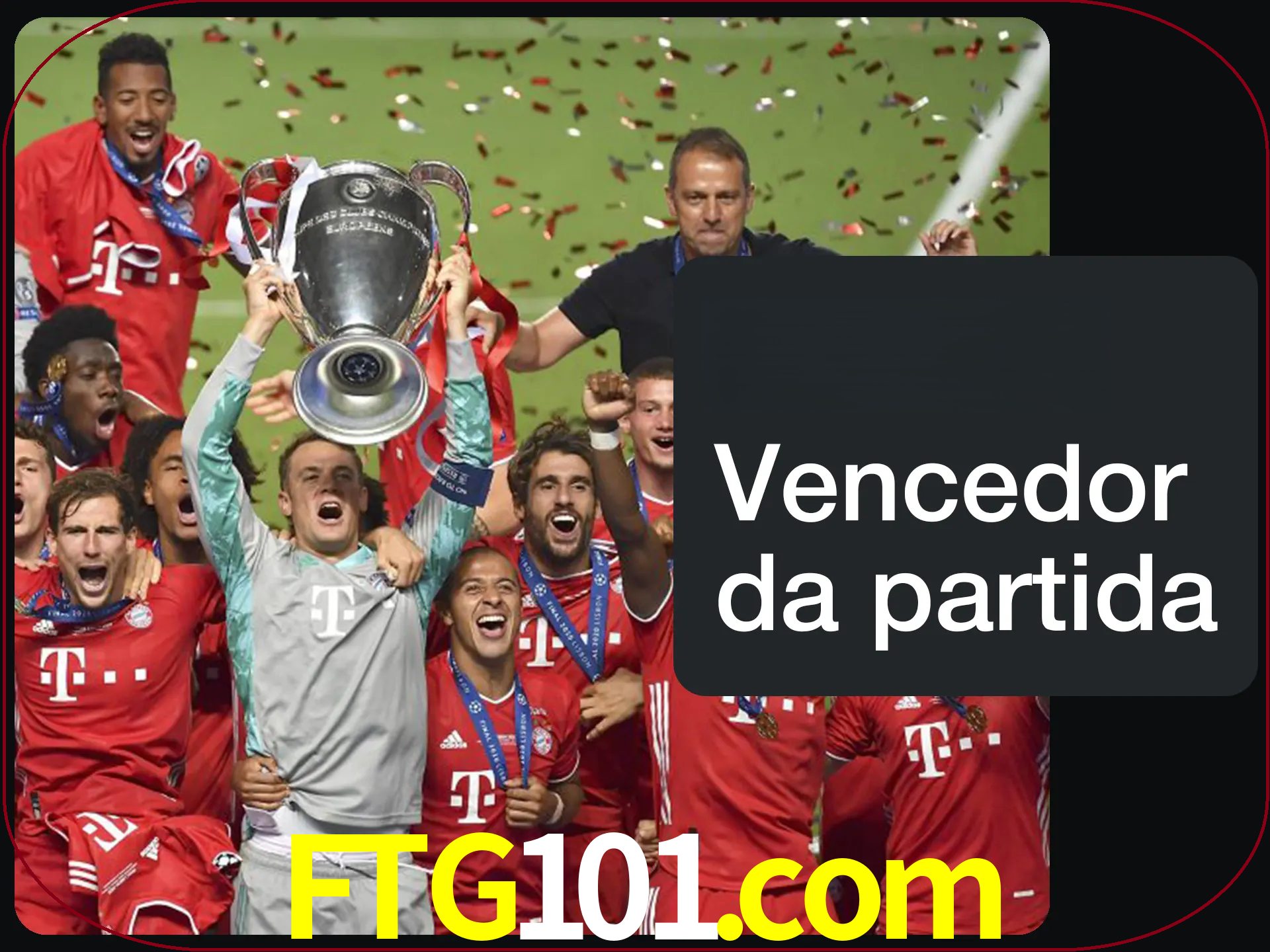 Aposte no vencedor e ganhe uma grande quantia de dinheiro.