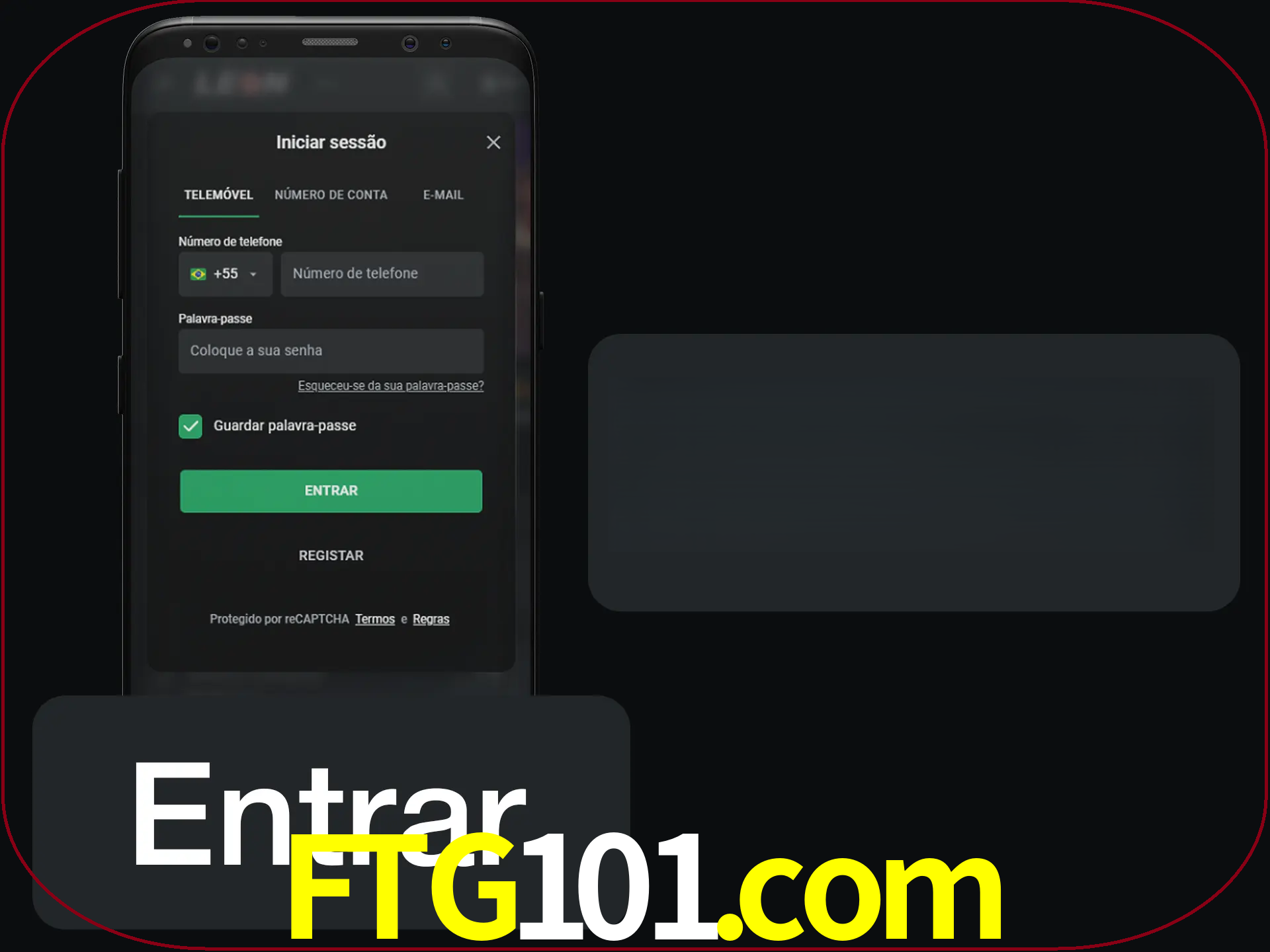 Faça o login para começar a apostar e jogar no cassino.